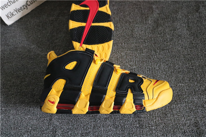 Authentic Nike Air Uptempo Black Yellow