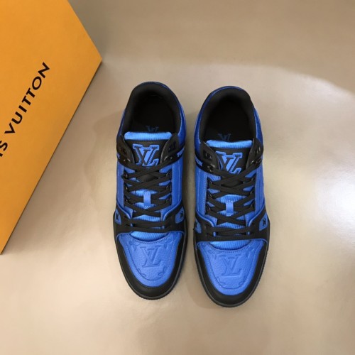 LV Single shoes Men Shoes 0059 (2021）