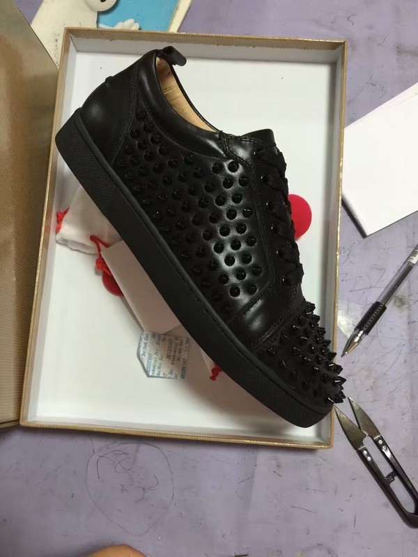 Super High End Christian Louboutin Flat Sneaker Low Top(With Receipt) - 0037