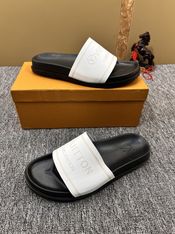 LV Slippers Men Shoes 0015（2022）