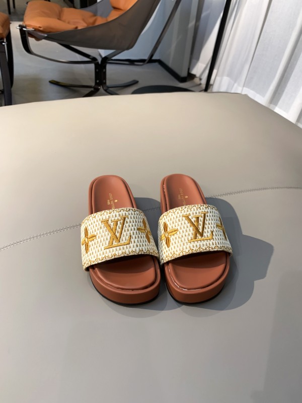 LV Slipper men Shoes 00100（2021）