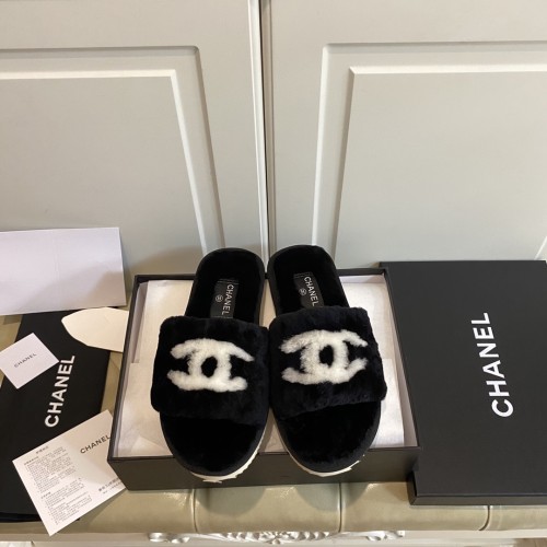 Chanel Hairy slippers 0016 (2021)
