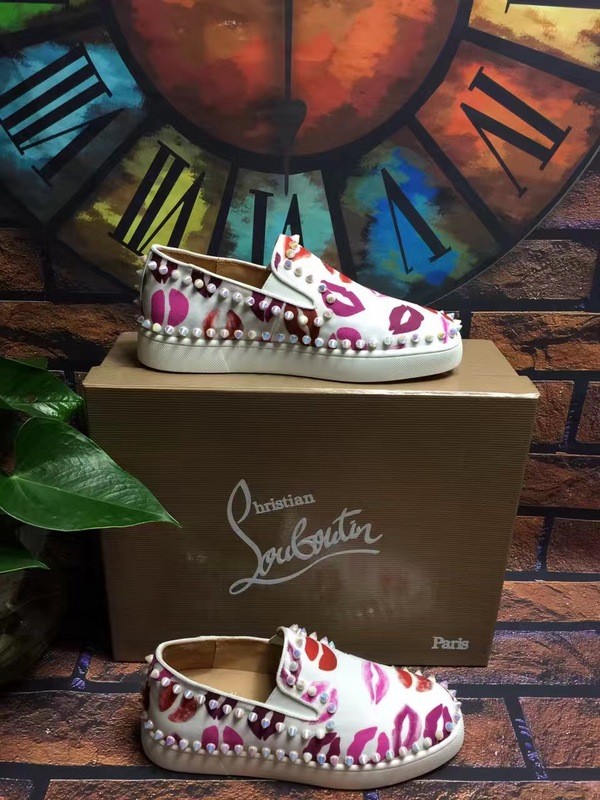 Super High End Christian Louboutin Flat Sneaker Low Top(With Receipt) - 0057
