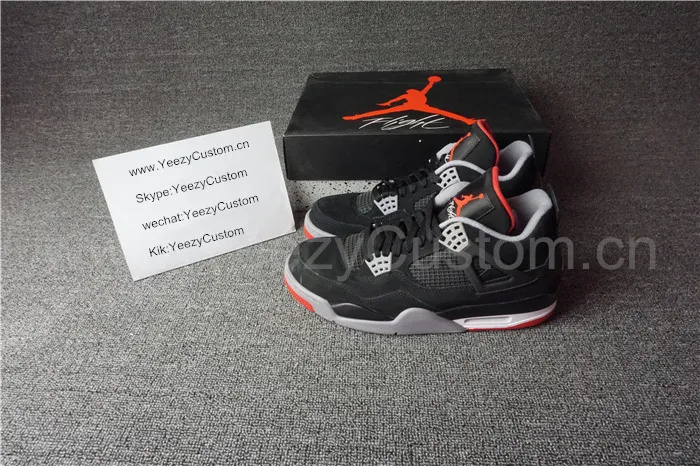 Authentic Air Jordan 4 “Black Cement”