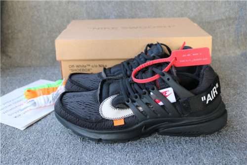 Authentic Off White X Nike Presto Black