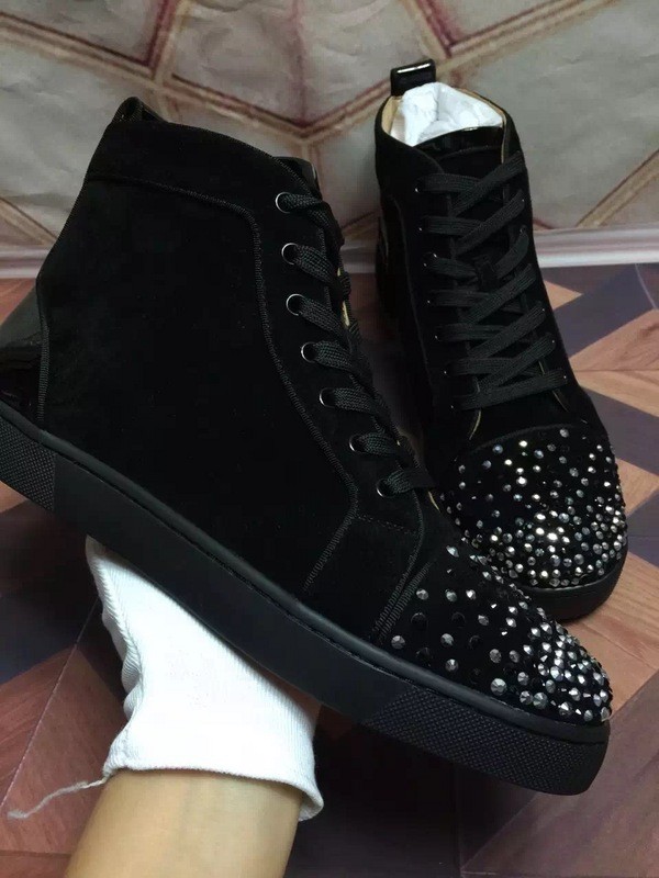 Super High End Christian Louboutin Flat Sneaker High Top(With Receipt) - 0101
