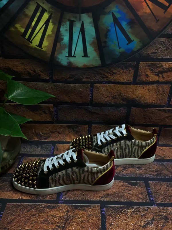 Super High End Christian Louboutin Flat Sneaker Low Top(With Receipt) - 0072