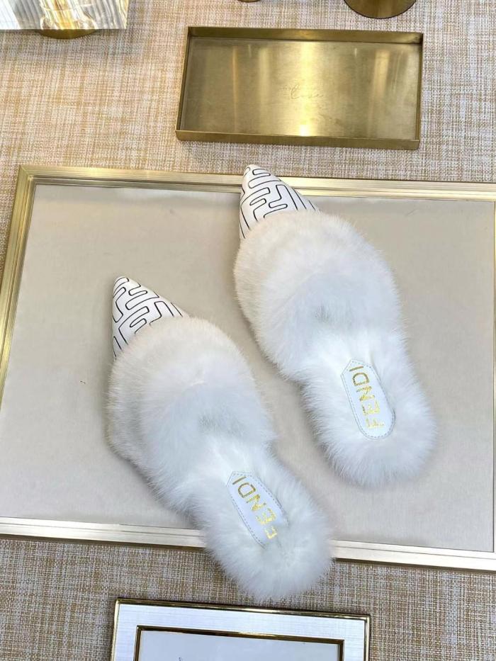 Fendi Hairy slippers 006 (2021)