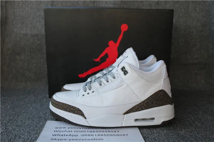 Authentic Air Jordan 3 Mocha
