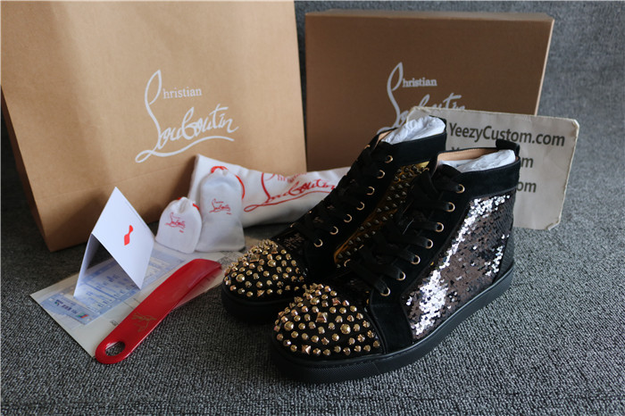 Super High End Christian Louboutin Flat Sneaker High Top(With Receipt) - 0176