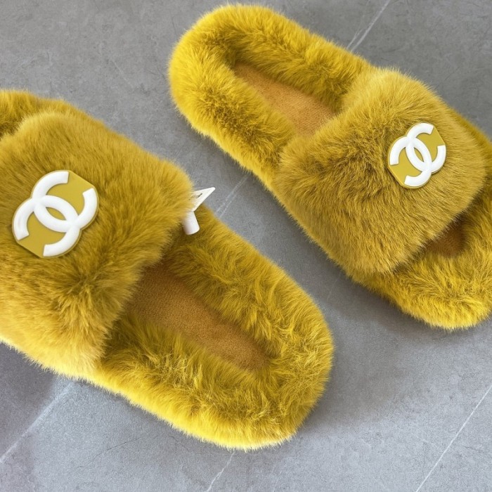 Chanel Hairy slippers 0012 (2022)