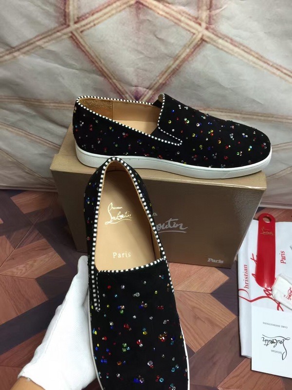 Super High End Christian Louboutin Flat Sneaker Low Top(With Receipt) - 0031