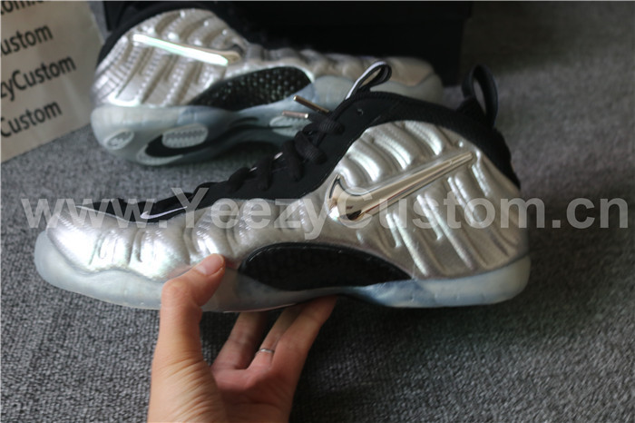 Authentic Nike Air Foamposite One  Silver Surfer