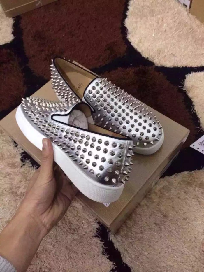 Super High End Christian Louboutin Flat Sneaker Low Top(With Receipt) - 0096
