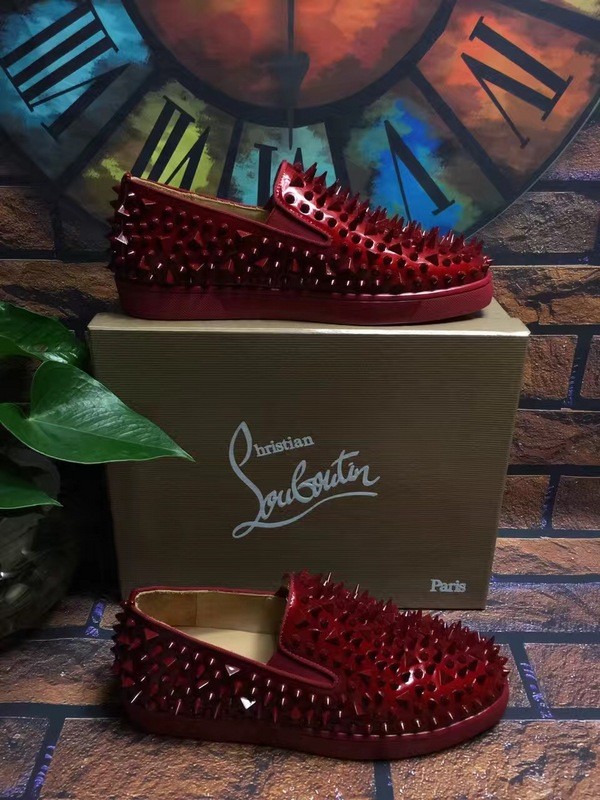 Super High End Christian Louboutin Flat Sneaker Low Top(With Receipt) - 0061