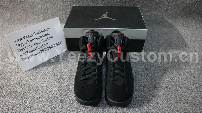 Authentic Air Jordan 6 Retro Black Infrared GS