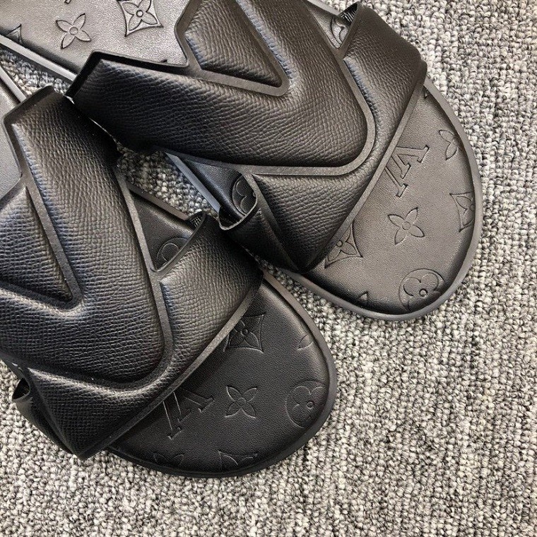LV Slippers Men Shoes 005（2022）