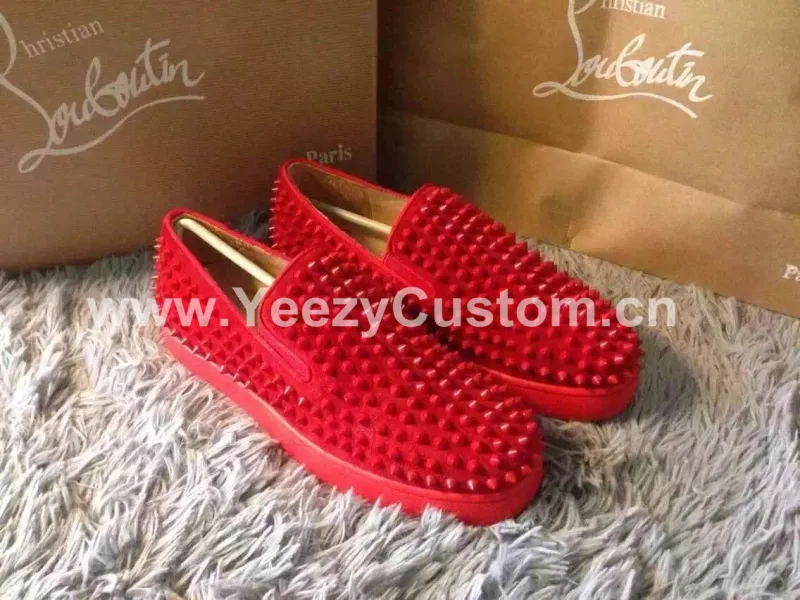 Super High End Christian Louboutin Flat Sneaker Low Top(With Receipt) - 0002