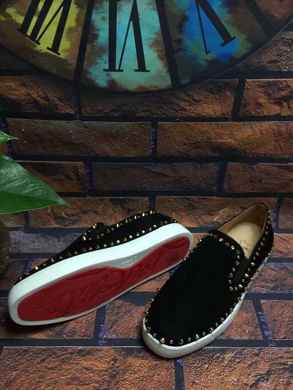 Super High End Christian Louboutin Flat Sneaker Low Top(With Receipt) - 0065