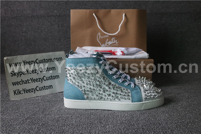 Super High End Christian Louboutin Flat Sneaker High Top(With Receipt) - 0047