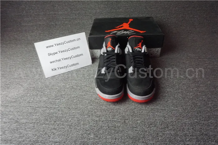 Authentic Air Jordan 4 “Black Cement”