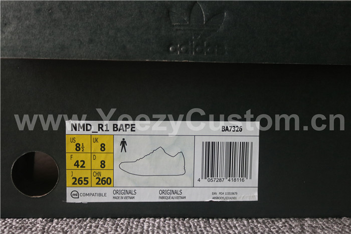 Authentic BAPE x adidas NMD_R1