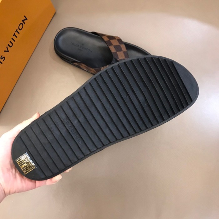 LV Slipper men Shoes 0015（2021）