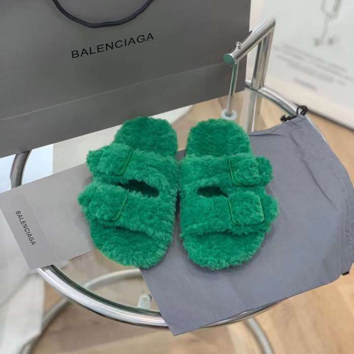 Balenciaga Hairy slippers 0018（2021）