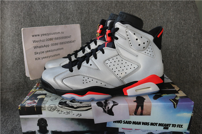 Authentic Air Jordan 6 3M Reflective Infrared