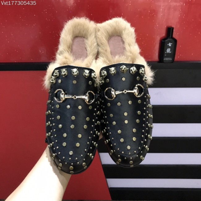 Gucci Hairy slippers 003