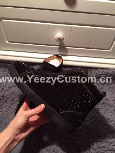 Super High End Christian Louboutin Flat Sneaker High Top(With Receipt) - 0007