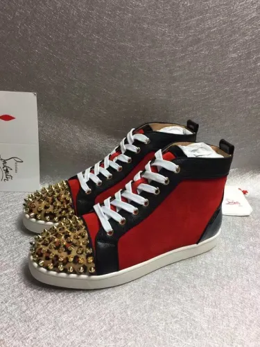 Super High End Christian Louboutin Flat Sneaker High Top(With Receipt) - 0080