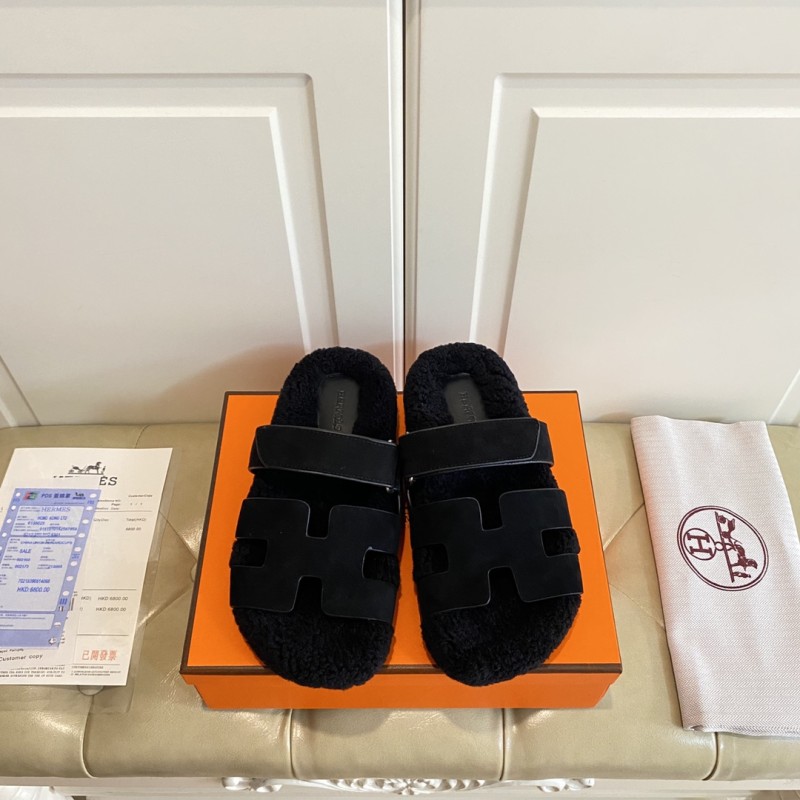 Hermes Hairy slippers 004 (2021)