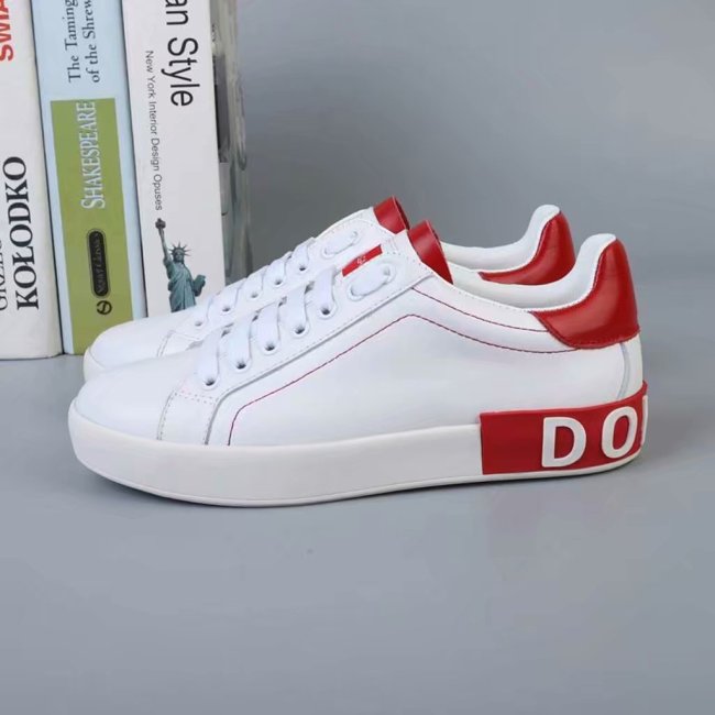 Dolce&Gabbana Studded Suede & Nylon Men and Women Sneakers-01