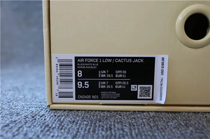 Authentic Travis Scott X AF1 Astroworld