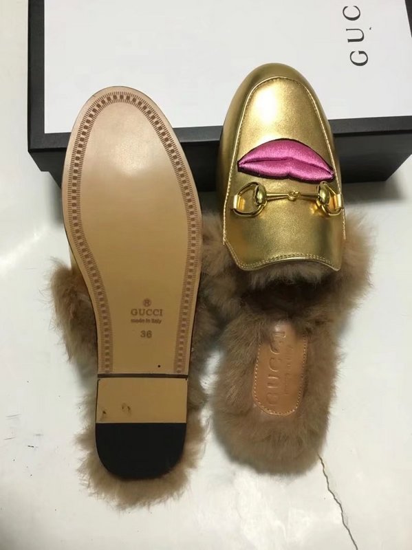 Gucci Hairy slippers 0026
