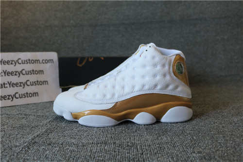 Authentic Air Jordan 13 Retro DMP White Gold