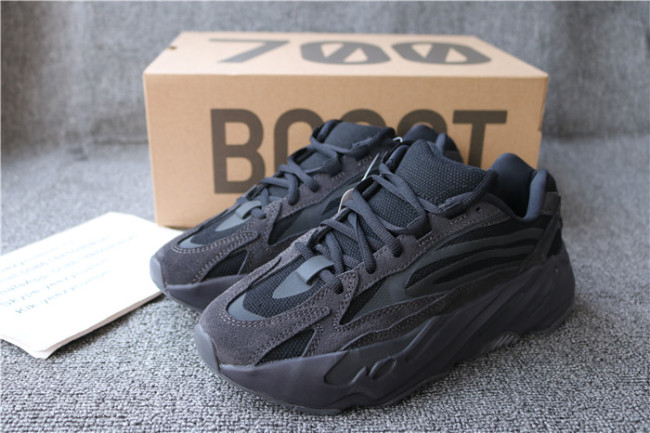 Authentic Adidas Yeezy Boost 700 Runner Triple Black Women Shoes