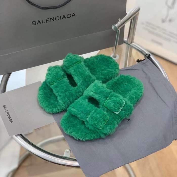 Balenciaga Hairy slippers 0018（2021）