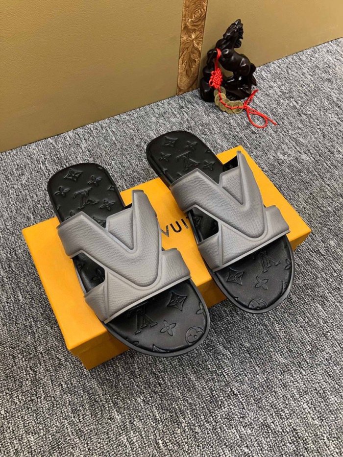 LV Slippers Men Shoes 007（2022）