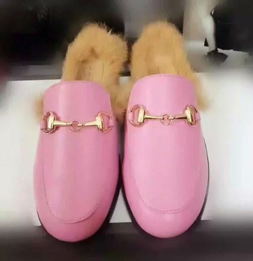 Gucci Hairy slippers 0037