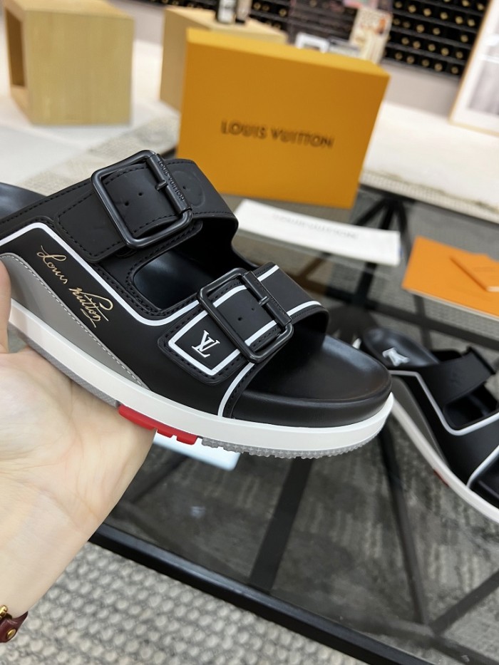 LV Slippers Men Shoes 0023（2022）
