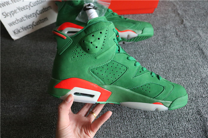 Authentic Air Jordan 6 Gatorade Green