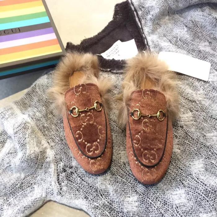 Gucci Hairy slippers 0040