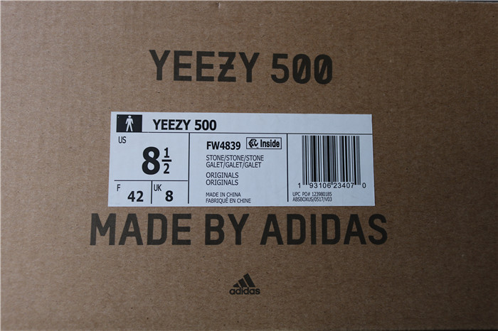 Authentic Adidas Yeezy Boost 500 Bone Men Shoes