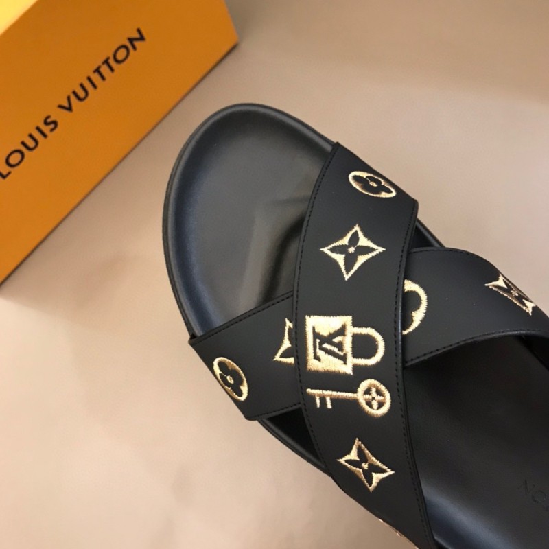 LV Slipper men Shoes 0048（2021）