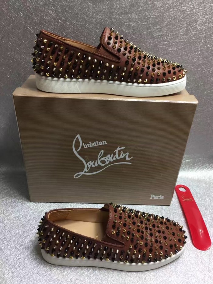 Super High End Christian Louboutin Flat Sneaker Low Top(With Receipt) - 0103