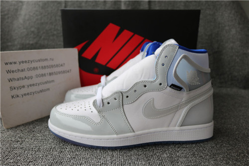 Authentic Air Jordan 1 High Zoom R2T Racer Blue