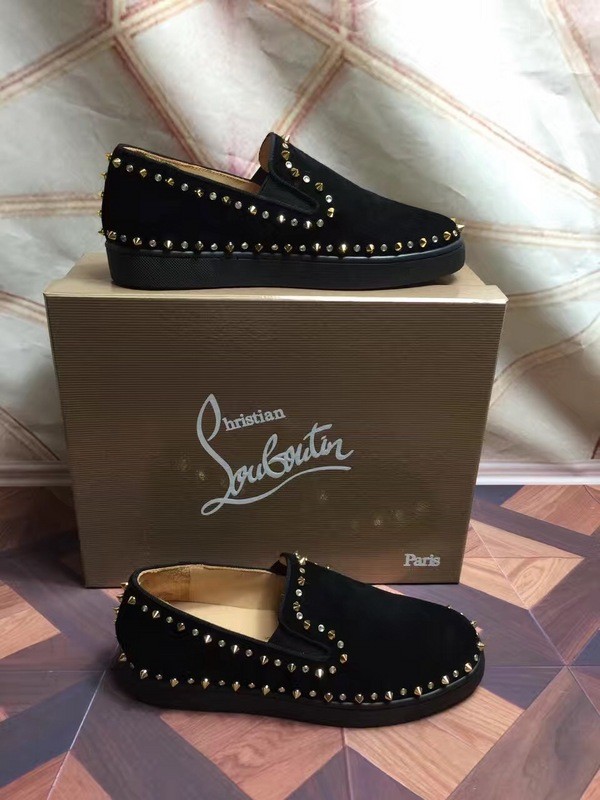 Super High End Christian Louboutin Flat Sneaker Low Top(With Receipt) - 0050