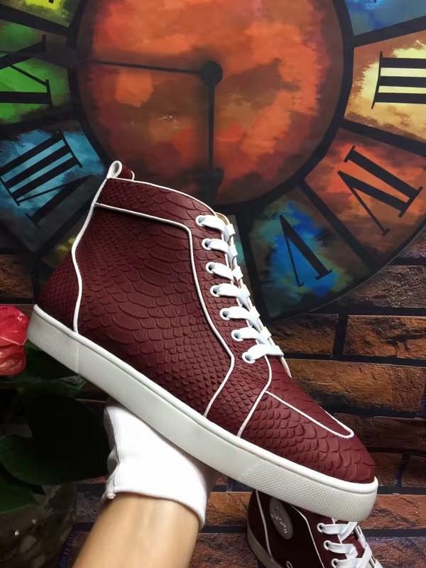 Super High End Christian Louboutin Flat Sneaker High Top(With Receipt) - 0118